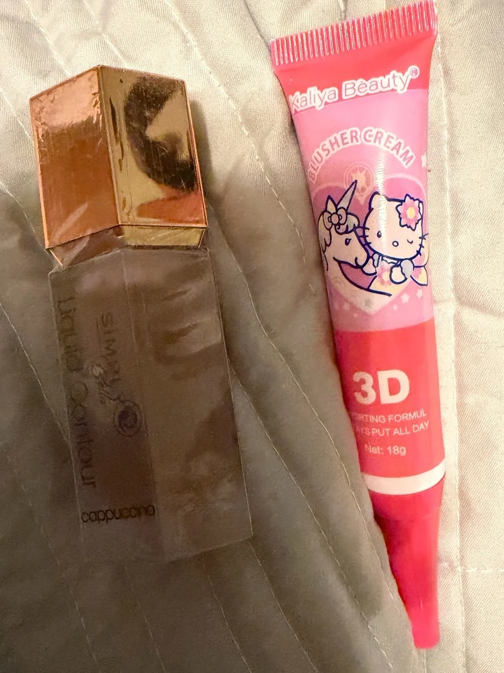 Grapey Lip Balm Stick with Pink Packaging, books Pencil/makeup bag and things to